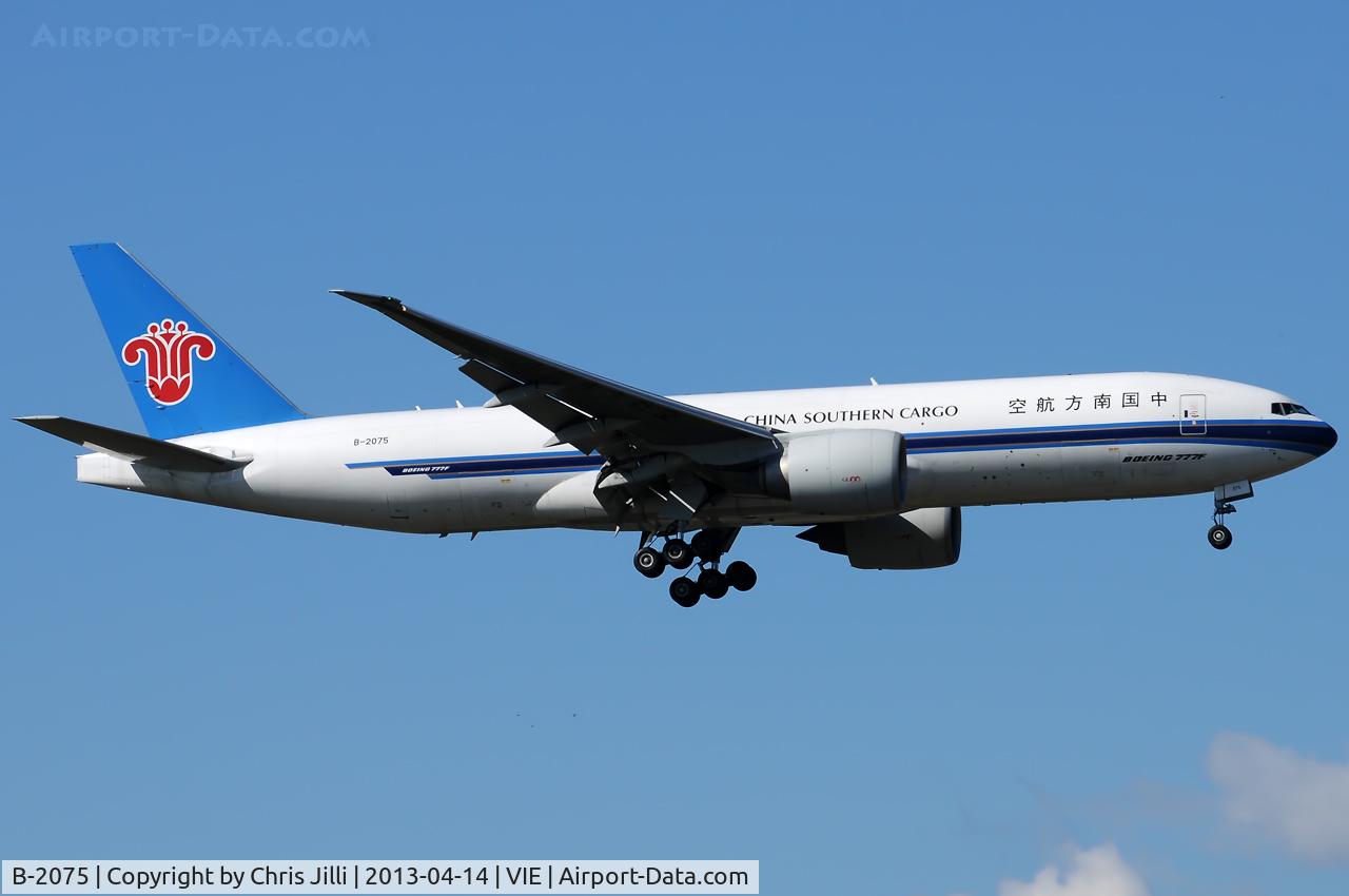 B-2075, 2009 Boeing 777-F1B C/N 37312, China Southern Cargo