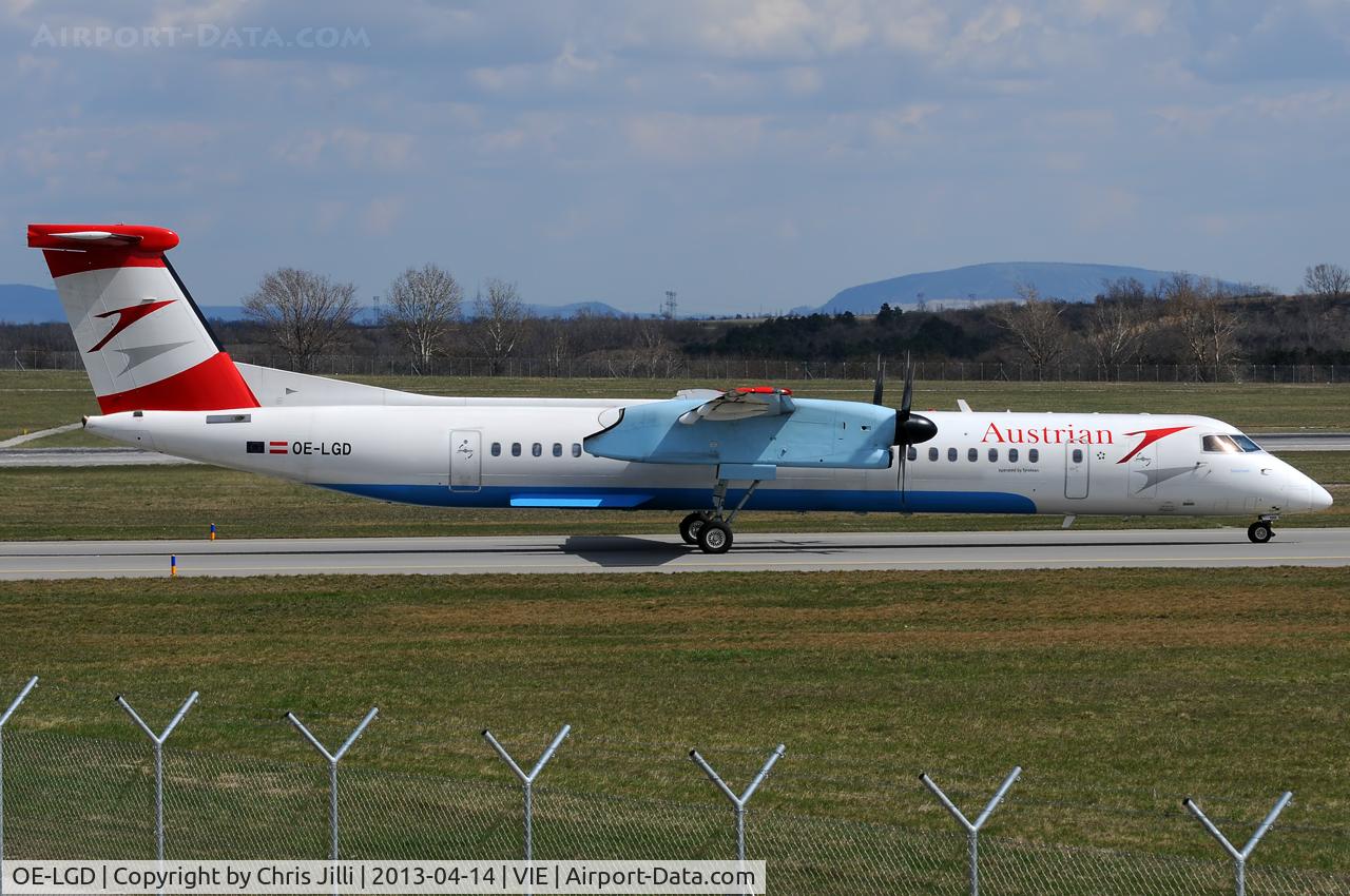 OE-LGD, 2000 De Havilland Canada DHC-8-402Q Dash 8 C/N 4027, Austrian Airlines