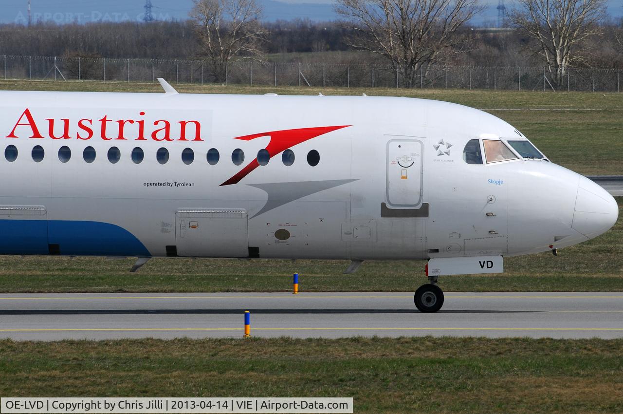 OE-LVD, 1994 Fokker 100 (F-28-0100) C/N 11515, Austrian Airlines