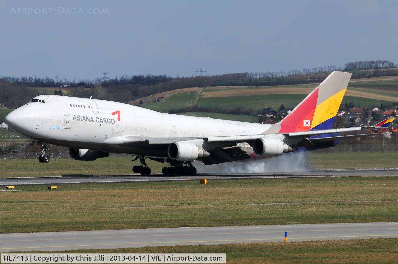 HL7413, 1991 Boeing 747-48ESF C/N 25405, Asiana Airlines Cargo