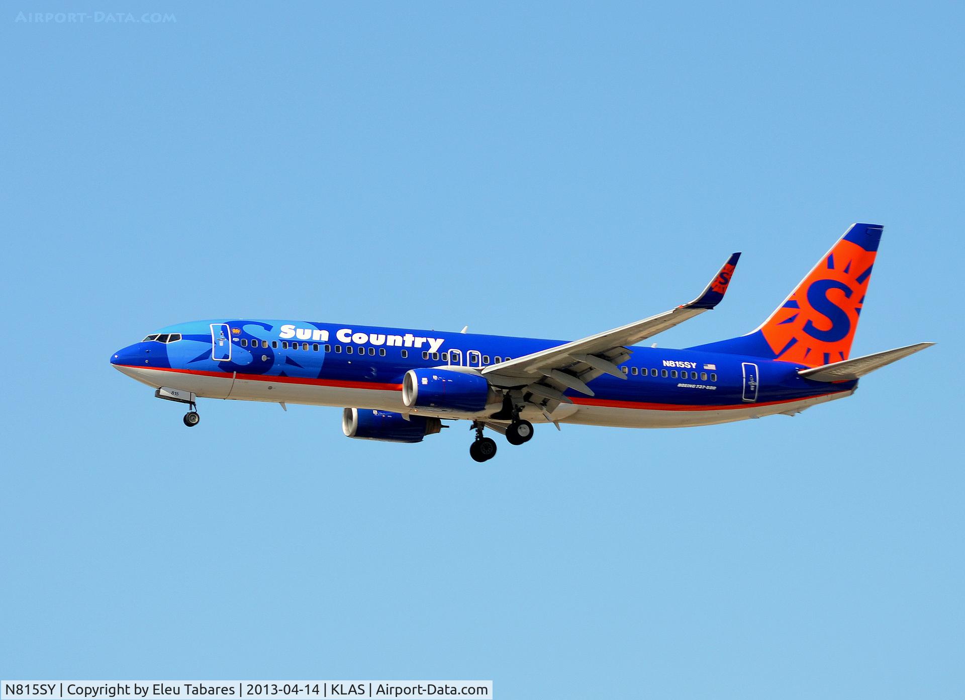 N815SY, 2002 Boeing 737-8BK C/N 30623, Taken over McCarran International Airport