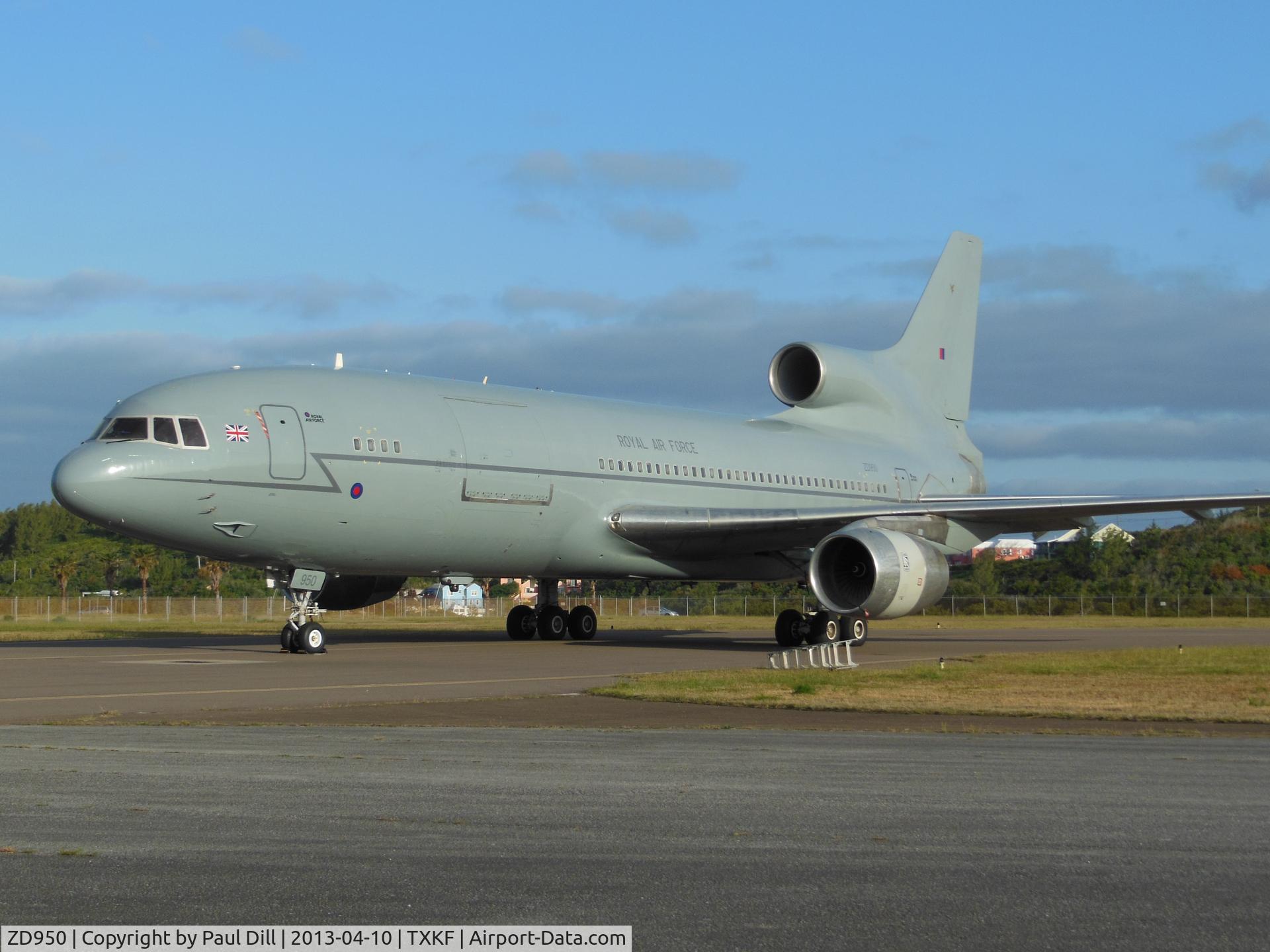 ZD950, 1979 Lockheed L-1011-385-3 TriStar K1 (500) C/N 193V-1164, Resting @ L.F.Wade International Airport, Bermuda