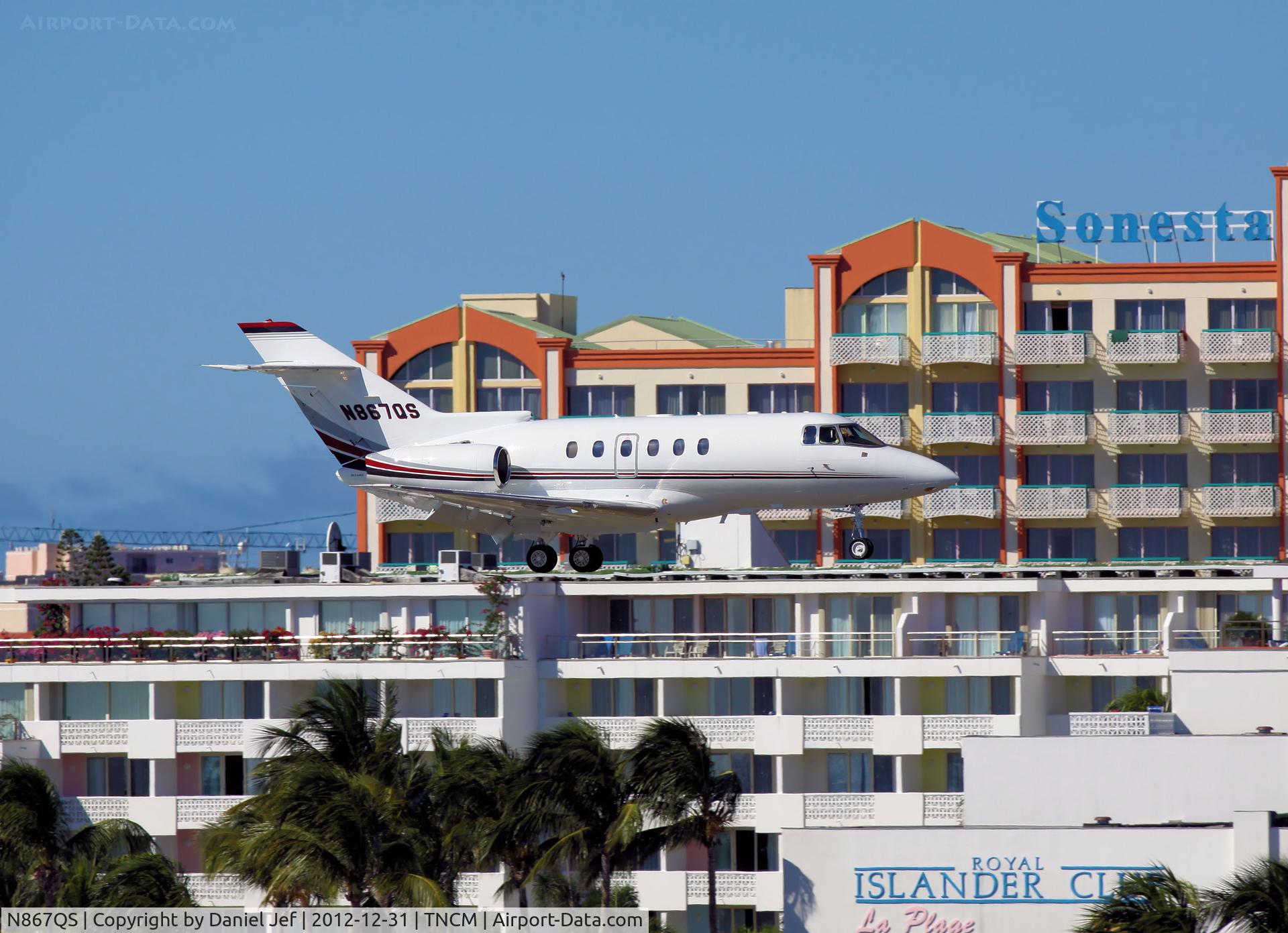 N867QS, 2002 Raytheon Hawker 800XP C/N 258576, N867QS