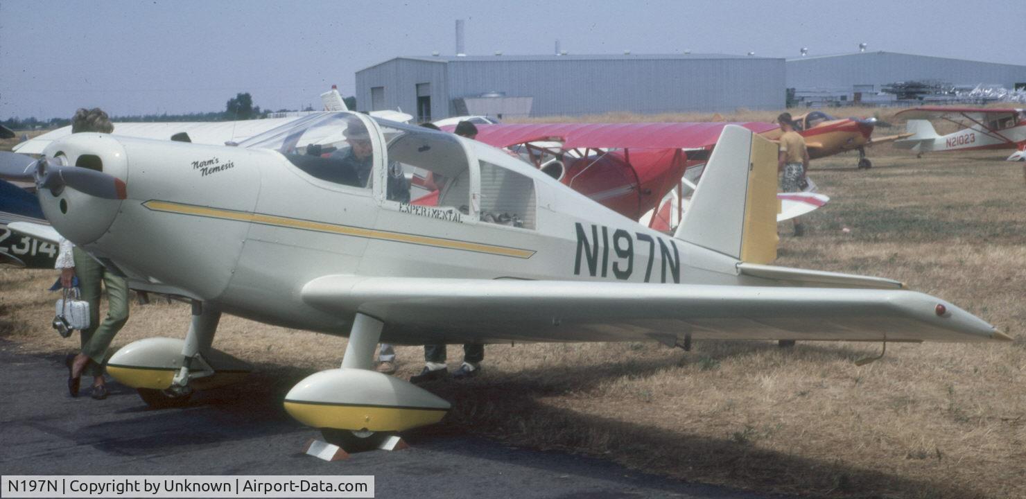 N197N, 1966 Skyhopper 20 C/N NJ-1, Found in slide magazine of projector purchased at Salvation Army thrift store in Ridgecrest CA