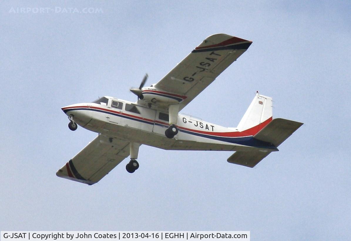 G-JSAT, 1995 Britten-Norman BN-2T Islander C/N 2277, One of 2 missed approaches