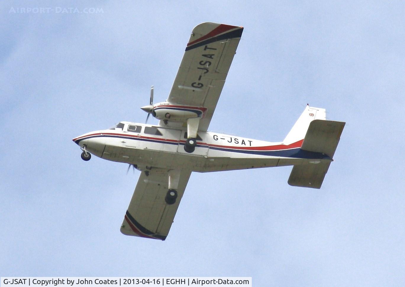 G-JSAT, 1995 Britten-Norman BN-2T Islander C/N 2277, Second missed approach
