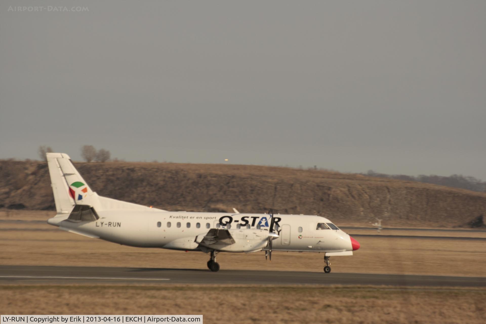 LY-RUN, 1987 Saab SF340A C/N 340A-086, By Erik Oxtorp