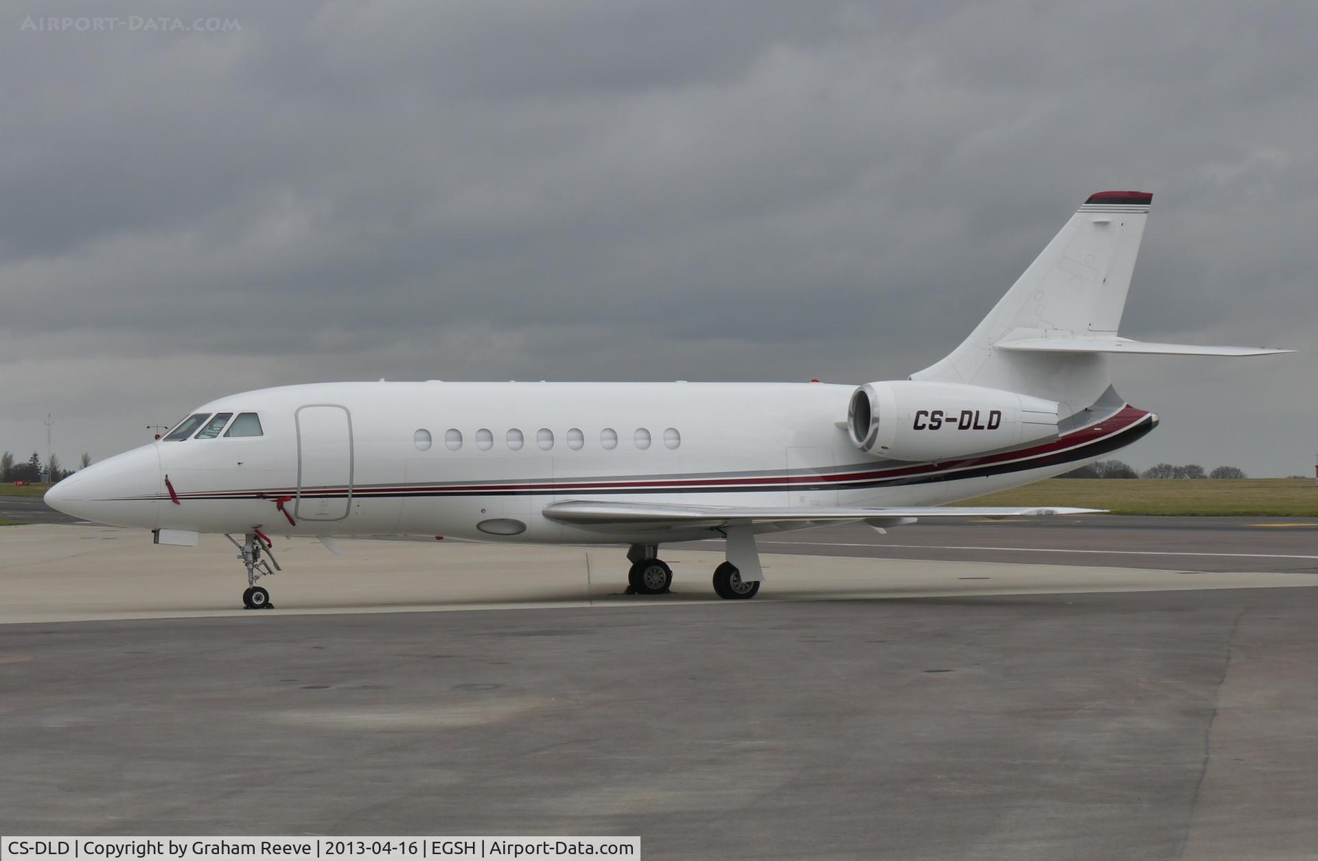 CS-DLD, 2007 Dassault Falcon 2000EX C/N 109, Parked at Norwich.