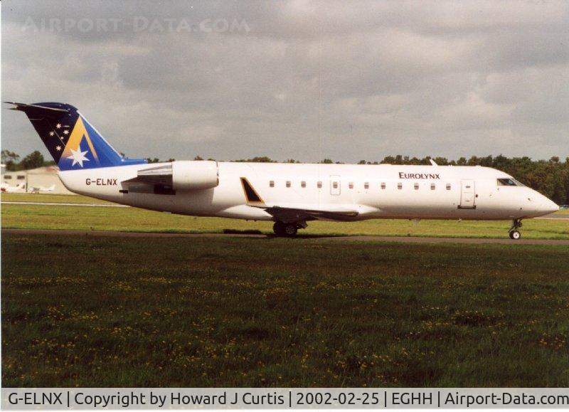 G-ELNX, 2001 Canadair CRJ-200LR (CL-600-2B19) C/N 7508, Eurolynx