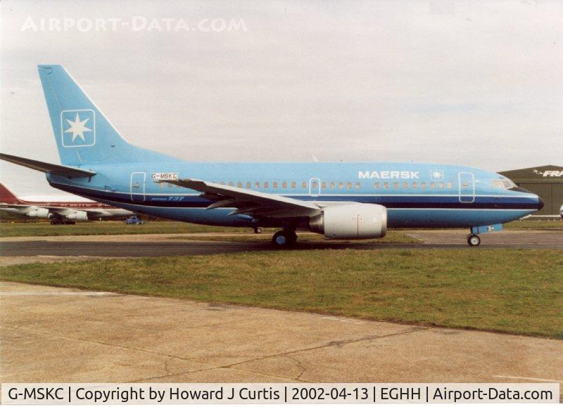 G-MSKC, 1991 Boeing 737-5L9 C/N 25066, Maersk Air UK