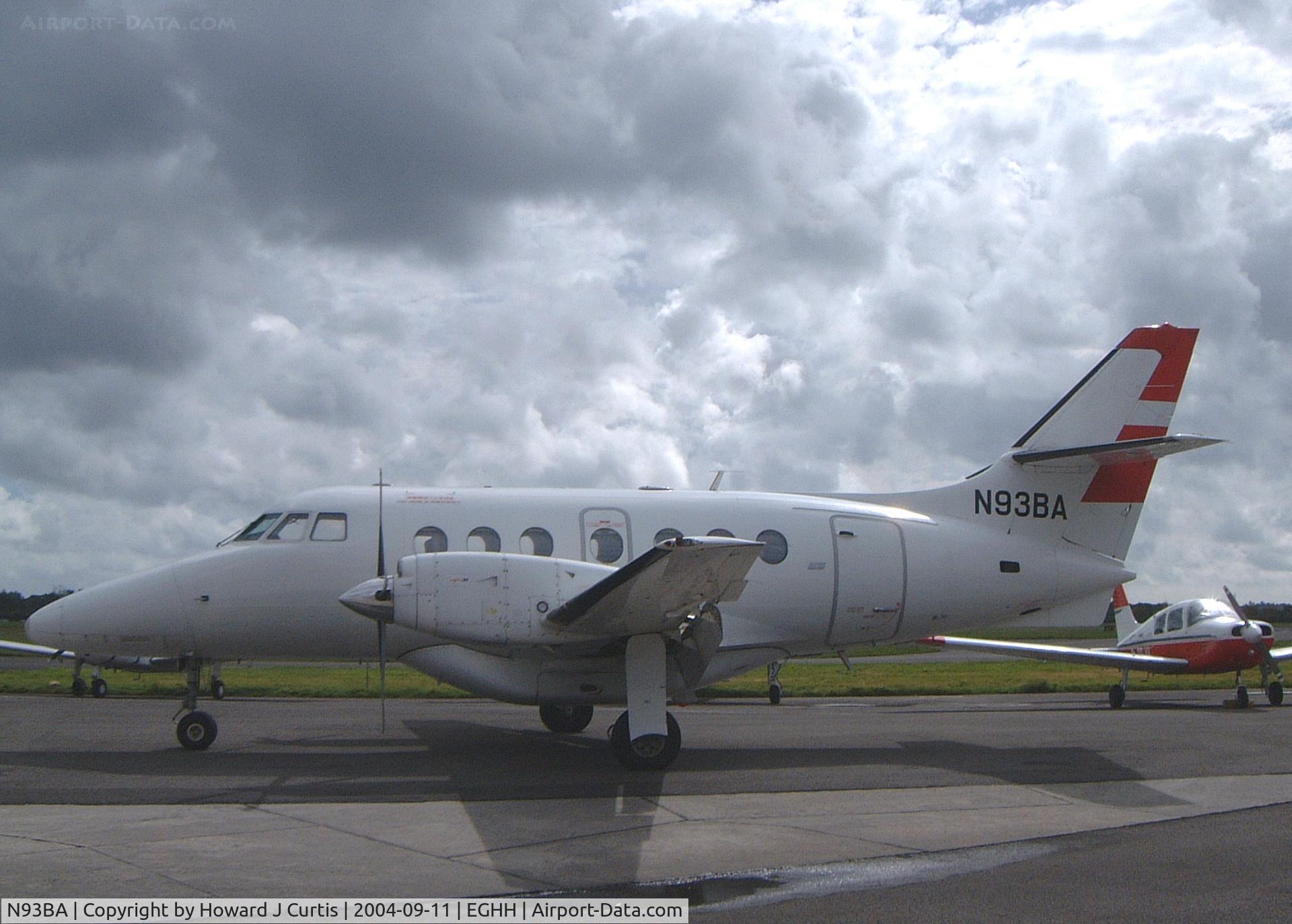 N93BA, 1991 British Aerospace Jetstream 3217 C/N 923, Triple Diamond Jet Centre