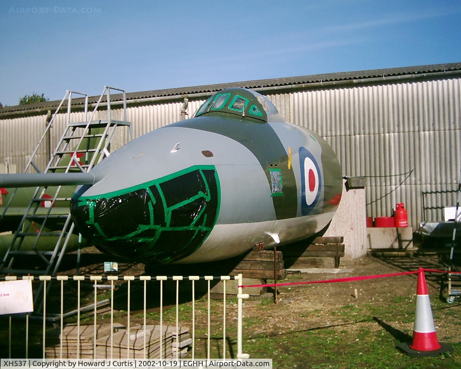XH537, 1965 Avro Vulcan B.2 C/N Set 5, Seen shortly after repainting and before it was mounted on its trestle.