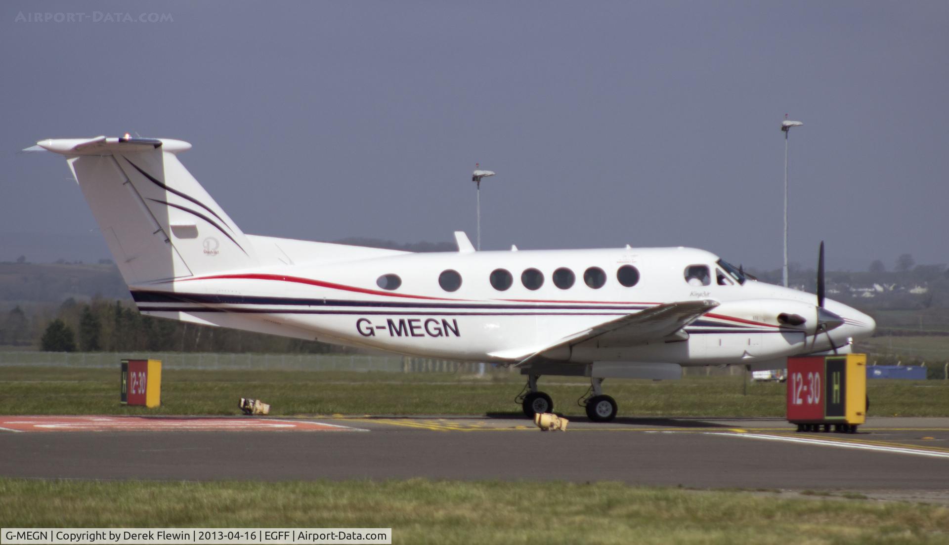 G-MEGN, 1995 Beech B200 Super King Air King Air C/N BB-1518, EGFF resident, Thanks to S.W.A.G.