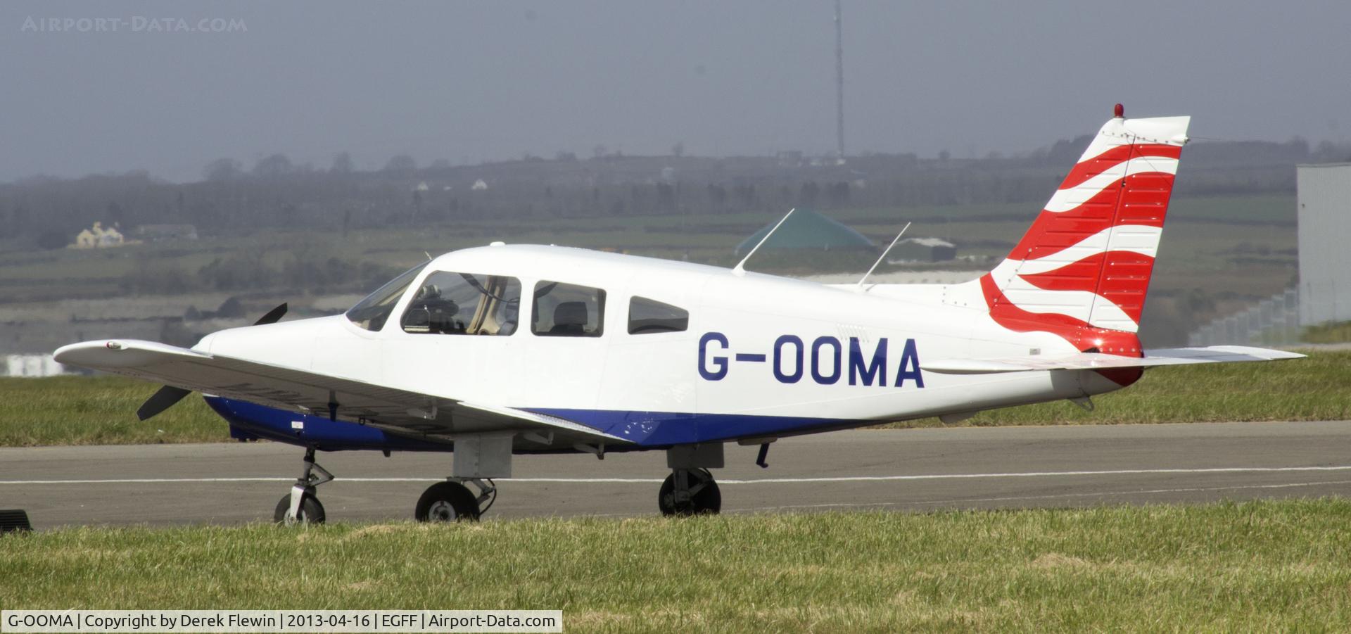 G-OOMA, 1981 Piper PA-28-161 Cherokee Warrior II C/N 28-8116030, EGFF resident, Thanks to S.W.A.G.