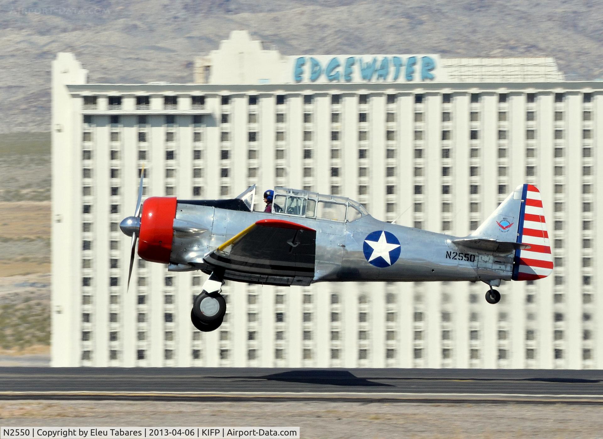 N2550, 1985 North American SNJ-5 Texan C/N 43683, Taken during Legends Over The Colorado River Fly-In.