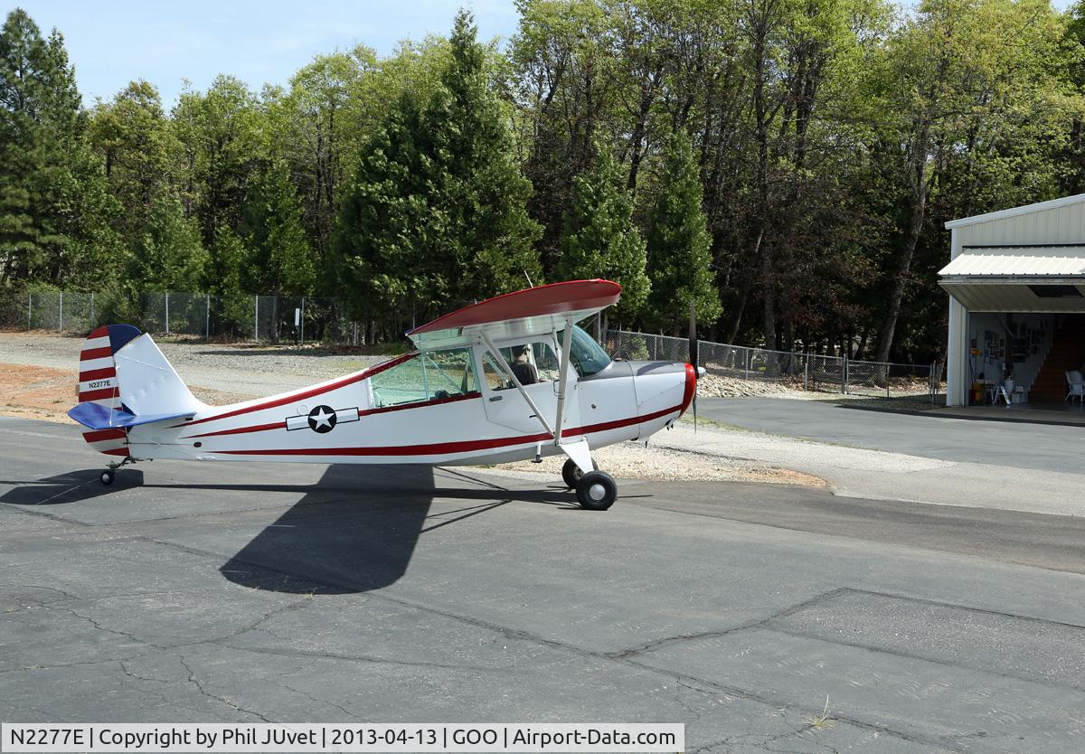 N2277E, 1946 Aeronca 7AC Champion C/N 7AC-5850, Spotted at Nevada County Air Park.