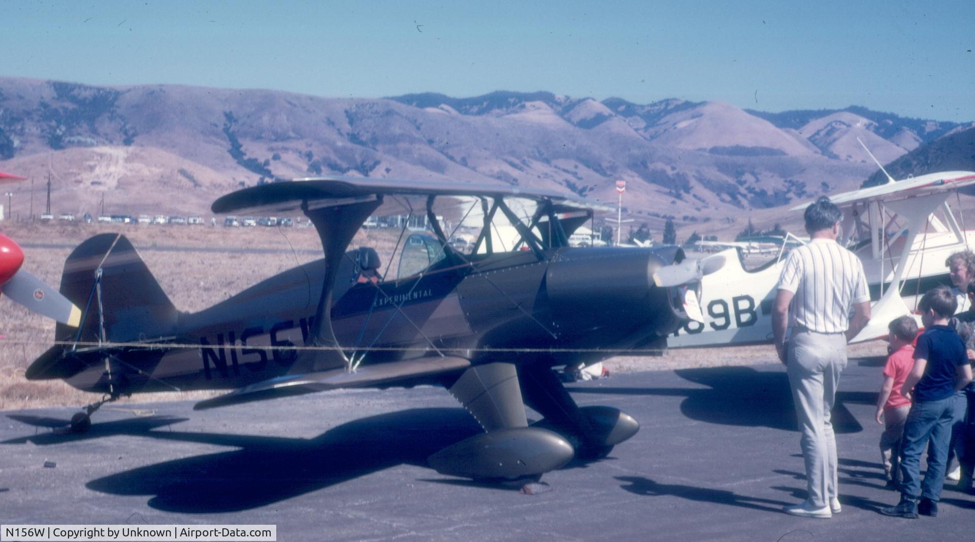 N156W, 1969 Stolp SA-100 Starduster C/N 001W, Found in slide magazine of old projector purchased at the Ridgecrest CA Salvation Army thrift store.