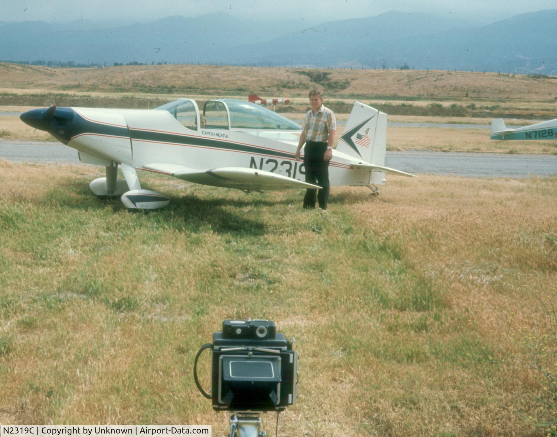 N2319C, 1967 Thorp T-18 Tiger C/N 62, Found in slide magazine of old projector purchased at the Ridgecrest, CA Salvation Army Thrift Store.