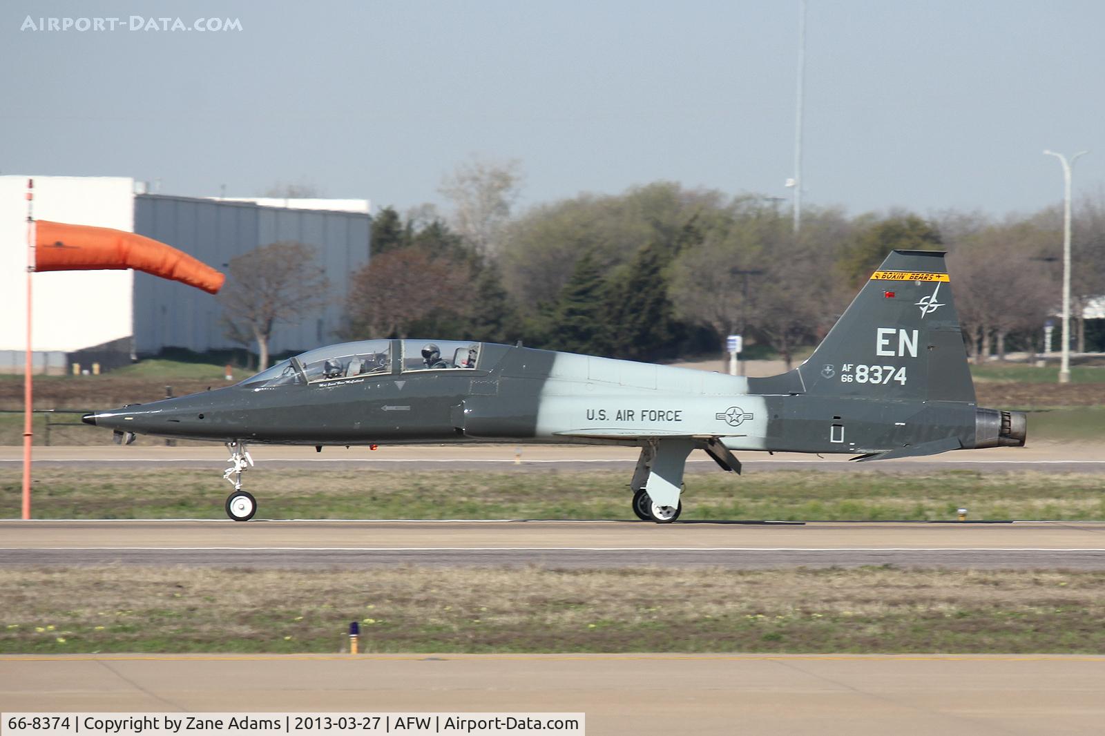 66-8374, 1966 Northrop T-38C Talon C/N N.5944, USAF T-38 at Alliance Airport - Fort Worth, TX