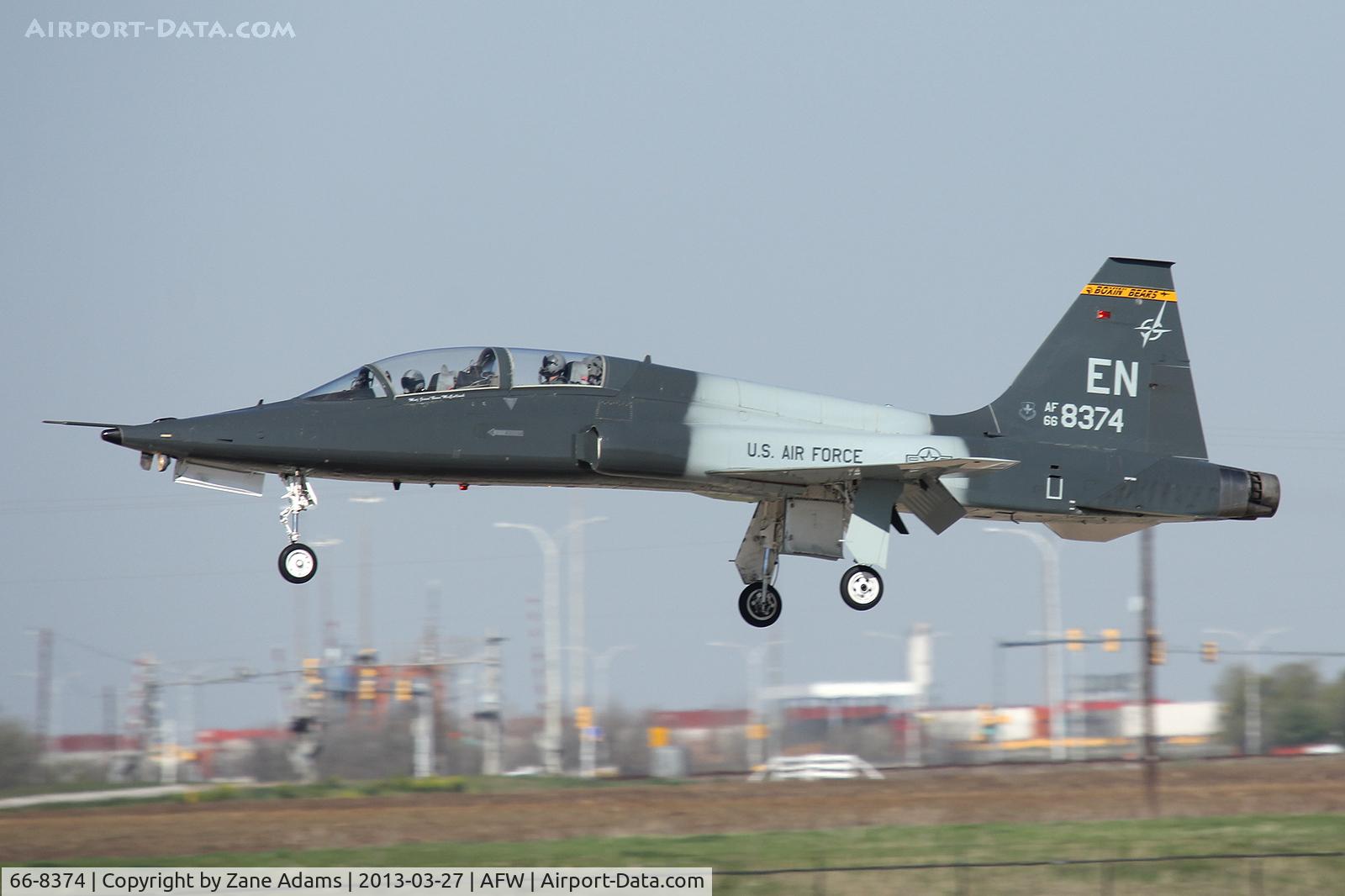 66-8374, 1966 Northrop T-38C Talon C/N N.5944, USAF T-38 at Alliance Airport - Fort Worth, TX
