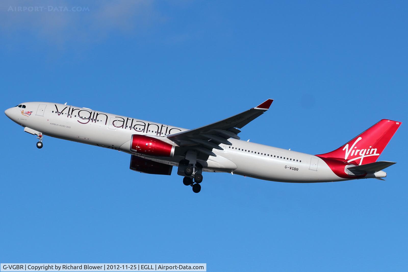G-VGBR, 2012 Airbus A330-343X C/N 1329, Departing 27L