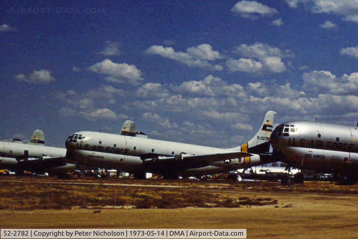 52-2782, 1952 Boeing HC-97G Stratofreighter C/N 16813, HC-97G Stratofreighter of 305th ARRS in storage at what was then known as the Military Aircraft Storage & Disposition Centre - MASDC - in May 1973.