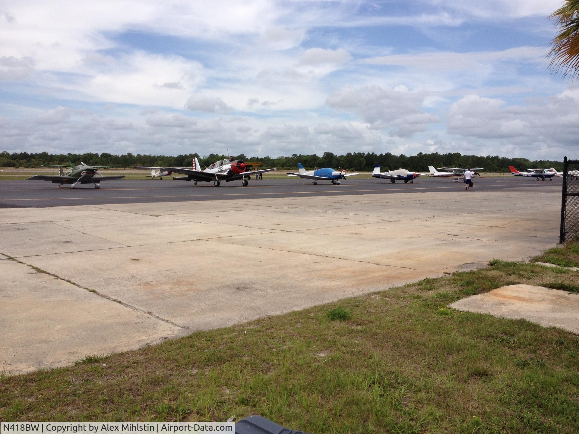 N418BW, Raven S55A C/N S55A934, Flagler county ramp at High Jackers