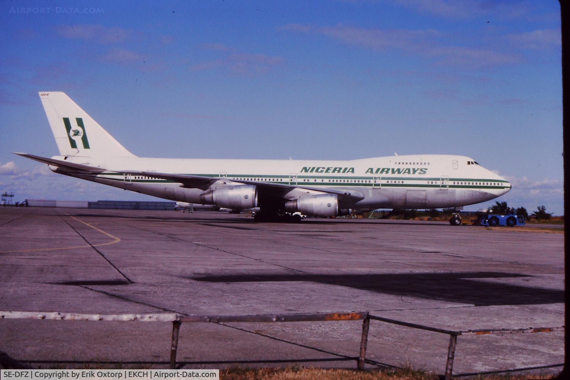 SE-DFZ, 1979 Boeing 747-283B C/N 21575, SAS 747-283 prior to lease to Nigeria Airways