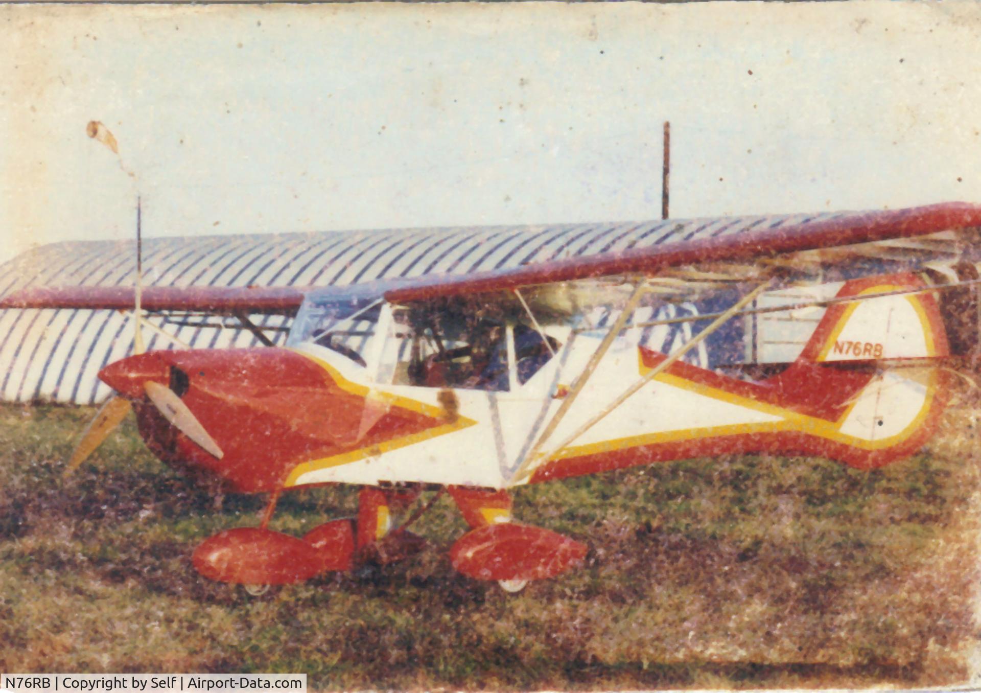 N76RB, 1994 Light Aero Avid Flyer Mark IV C/N 1265D, Great Plane alot of hours building.
