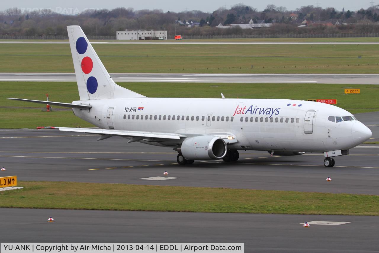 YU-ANK, 1986 Boeing 737-3H9 C/N 23715, JAT Airways, Boeing 737-3H9, CN: 23715/1310