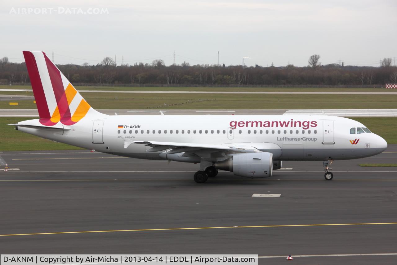 D-AKNM, 1999 Airbus A319-112 C/N 1089, Germanwings, Airbus A319-112, CN: 1089