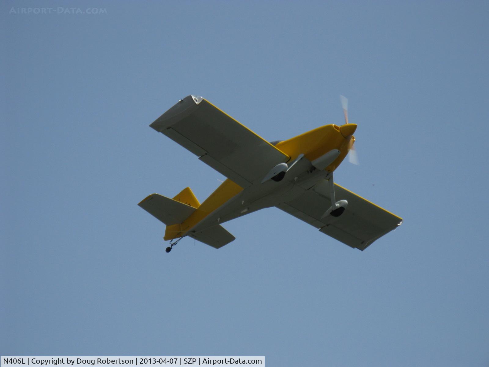 N406L, 2008 Vans RV-6 C/N 936, Provo PROVO 6, Lycoming O-320-160 Hp, takeoff climb Rwy 22, Young Eagles Flight