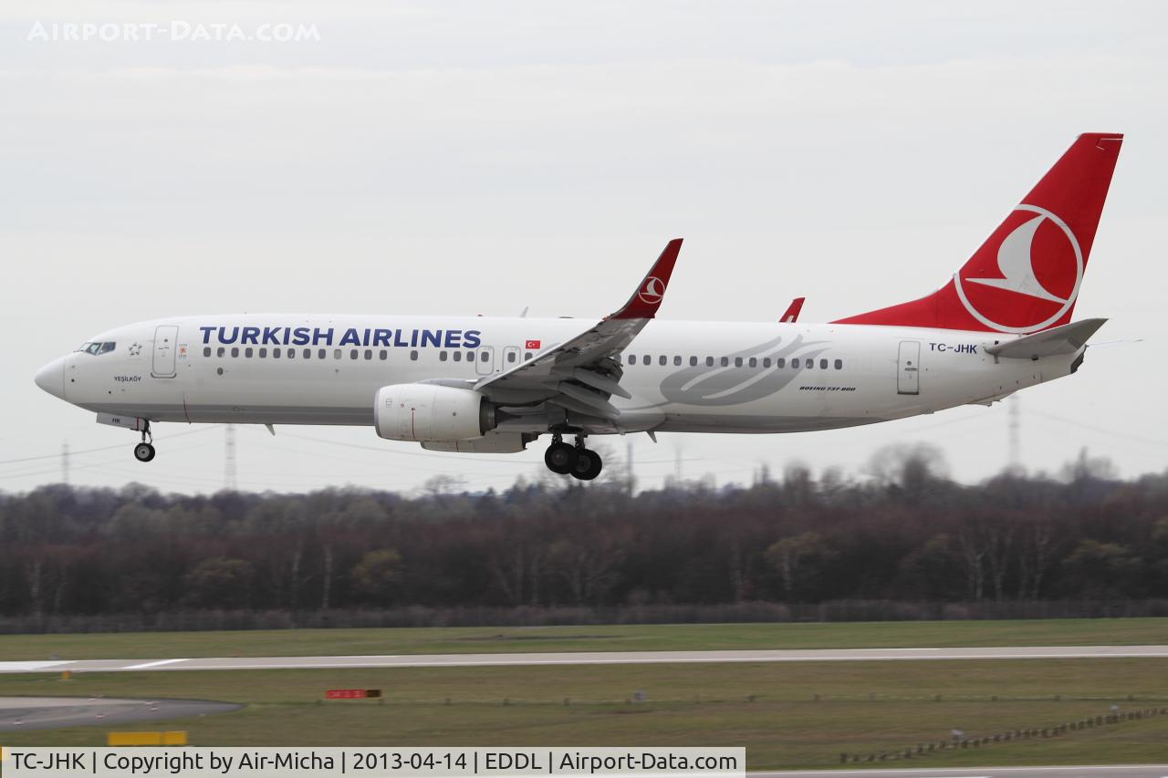 TC-JHK, 2011 Boeing 737-8F2 C/N 40975, Turkish Airlines, Boeing 737-8F2 (WL), CN: 40975/3824, Aircraft Name: Yesilkoy