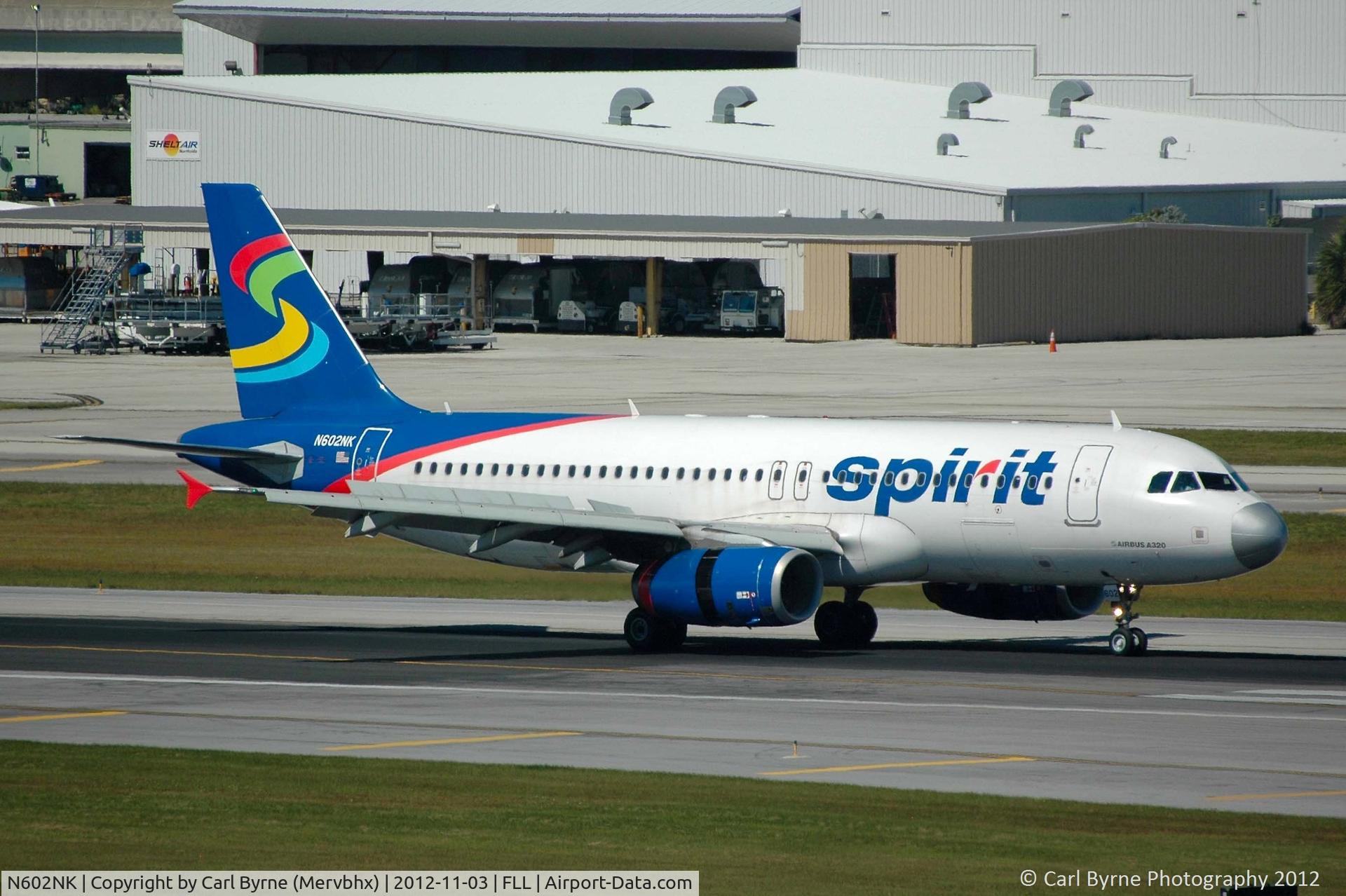 N602NK, 2010 Airbus A320-232 C/N 4264, Taken from the Hibiscus car park viewing area.