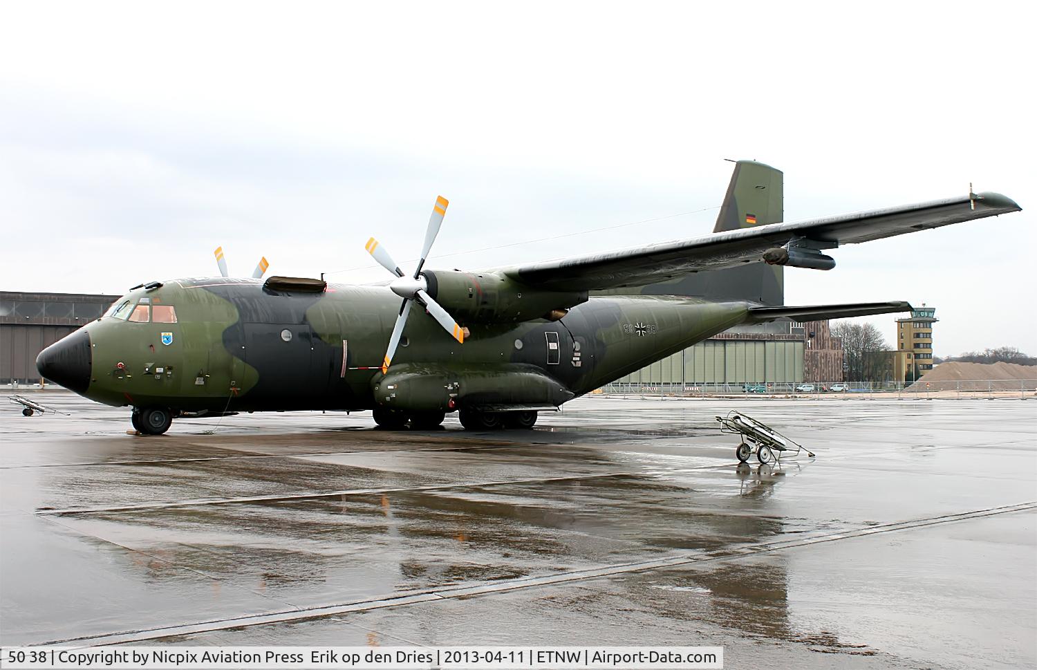 50 38, Transall C-160D C/N D60, 5038 is on 24hrs readyness for medical duties.