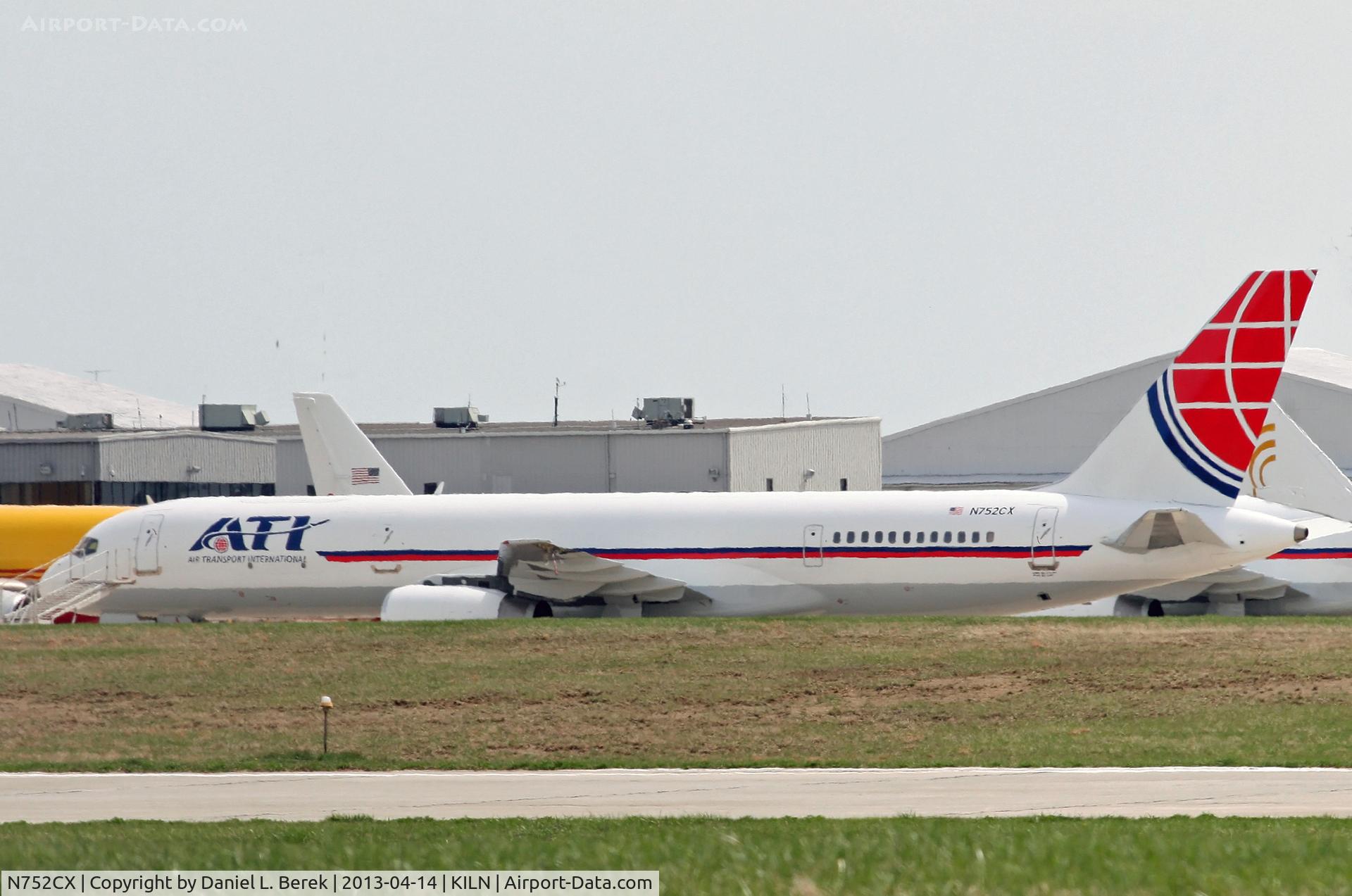 N752CX, 1989 Boeing 757-2G5 C/N 24451, This long-serving Boeing 757, now a freighter, is fresh out of the paint shop in 2013.