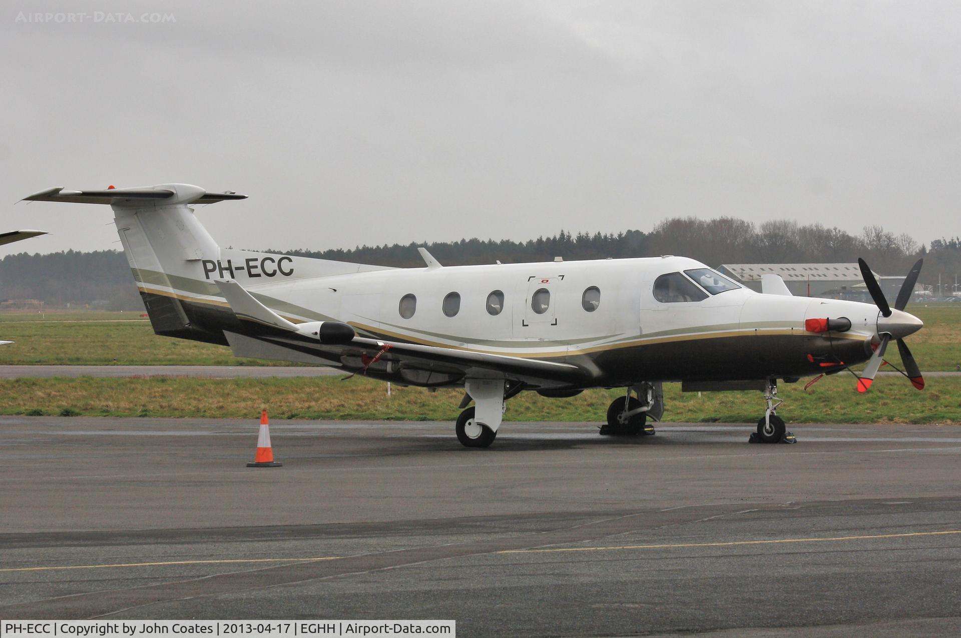PH-ECC, 1994 Pilatus PC-12/45 C/N 107, Visitor at Sigs