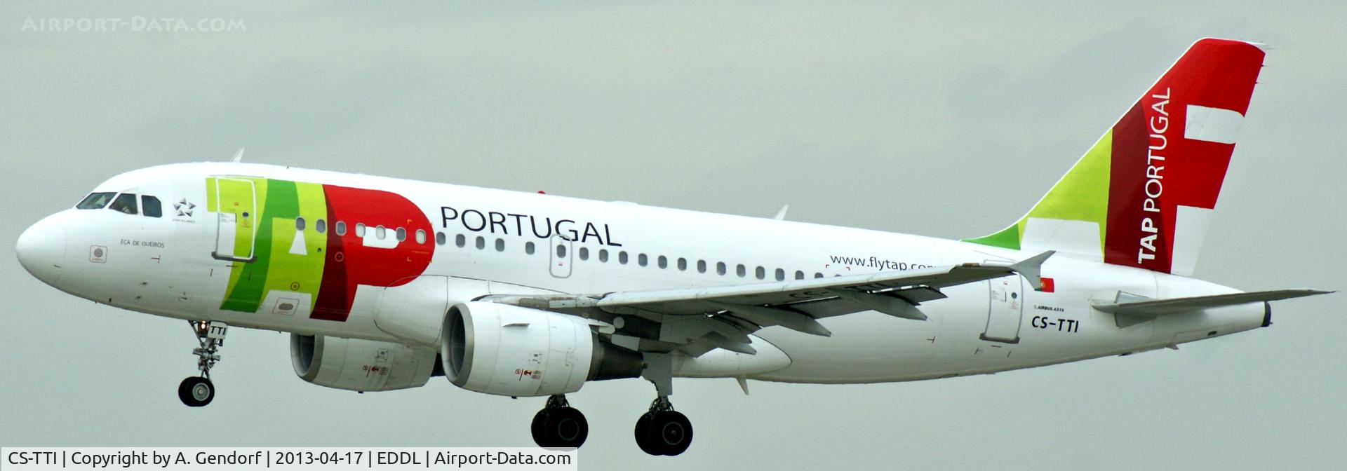 CS-TTI, 1998 Airbus A319-111 C/N 933, TAP, is landing at Düsseldorf Int´l (EDDL)