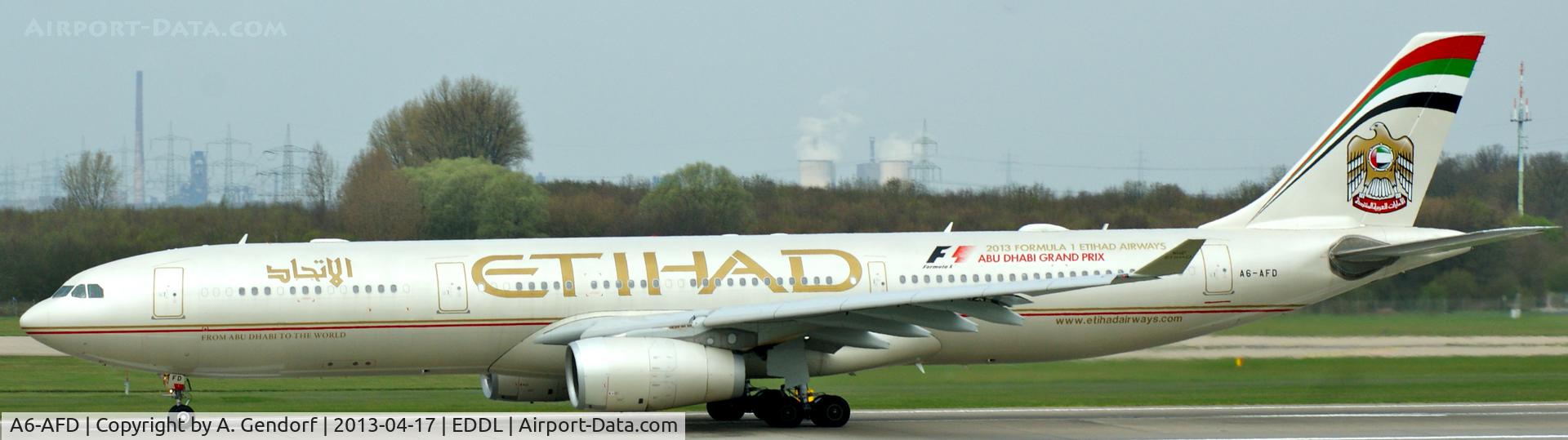 A6-AFD, 2011 Airbus A330-343X C/N 1205, Etihad (