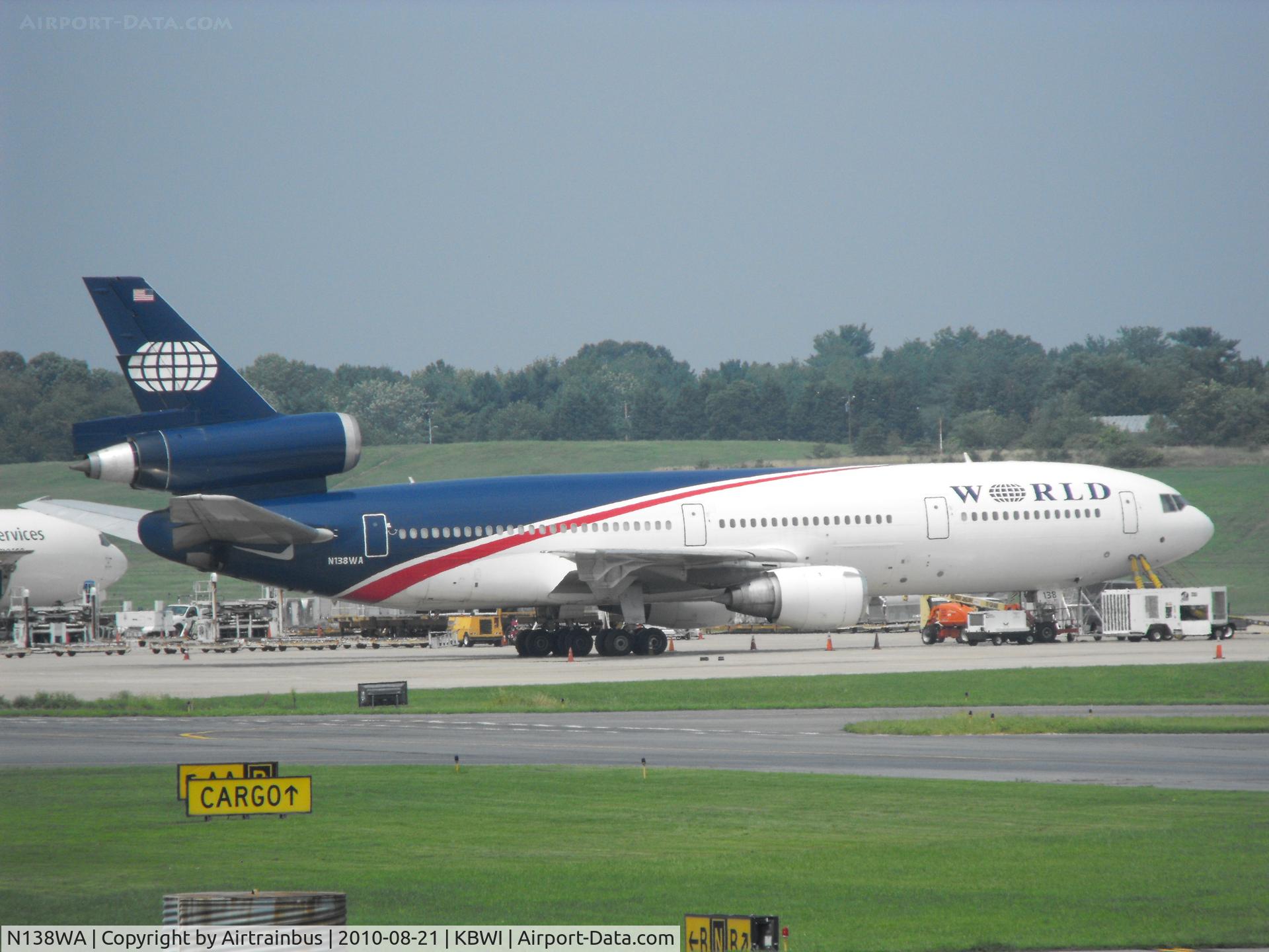 N138WA, 1981 McDonnell Douglas DC-10-30 C/N 47845, World DC10