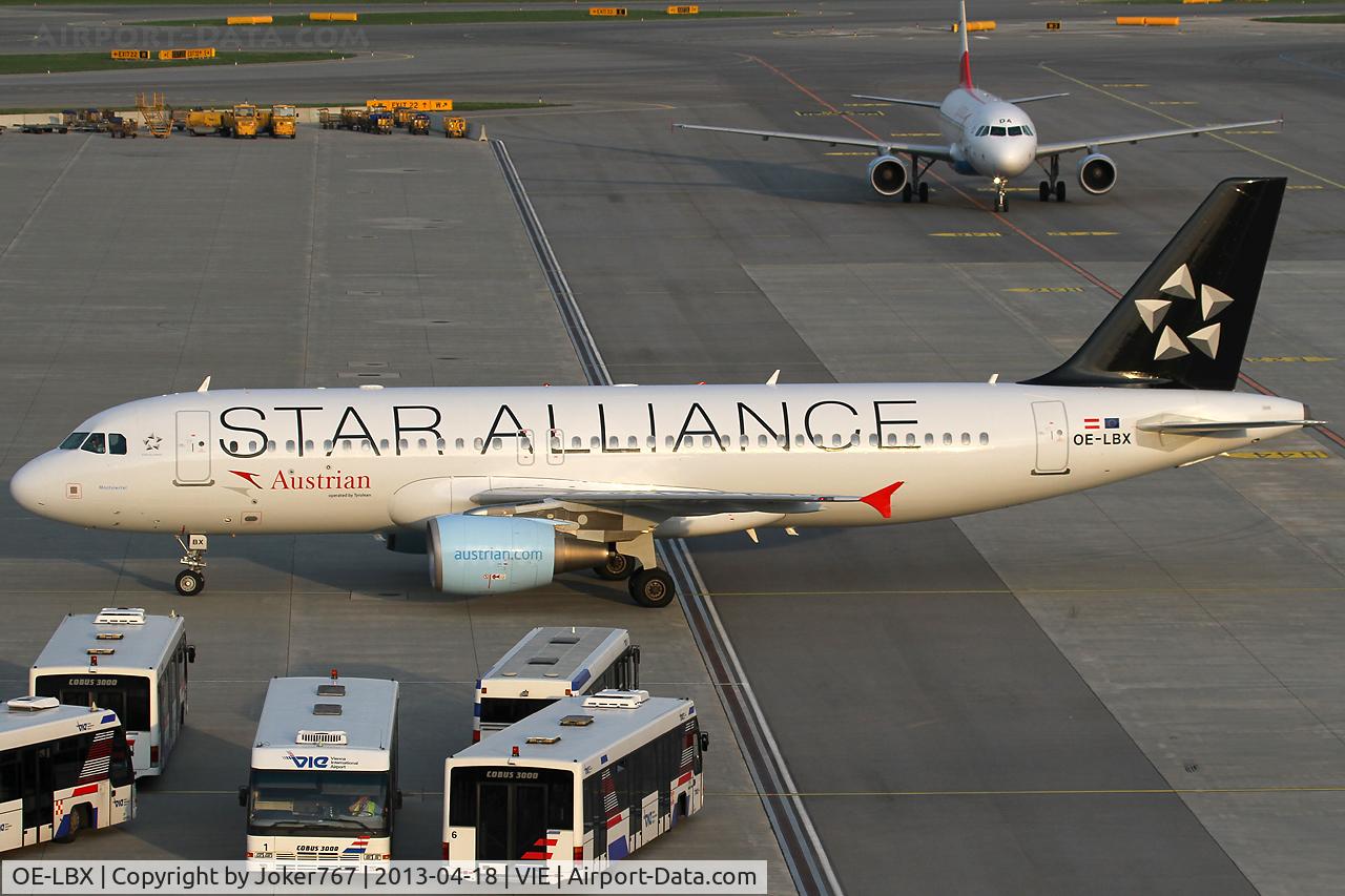 OE-LBX, 2002 Airbus A320-214 C/N 1735, Austrian Airlines