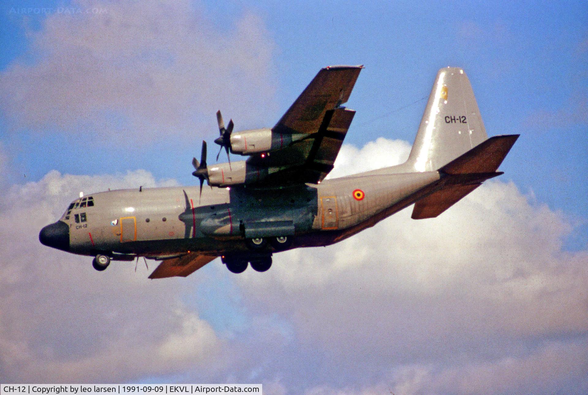 CH-12, 1971 Lockheed C-130H Hercules C/N 382-4483, Vaerloese AB 9.9.91