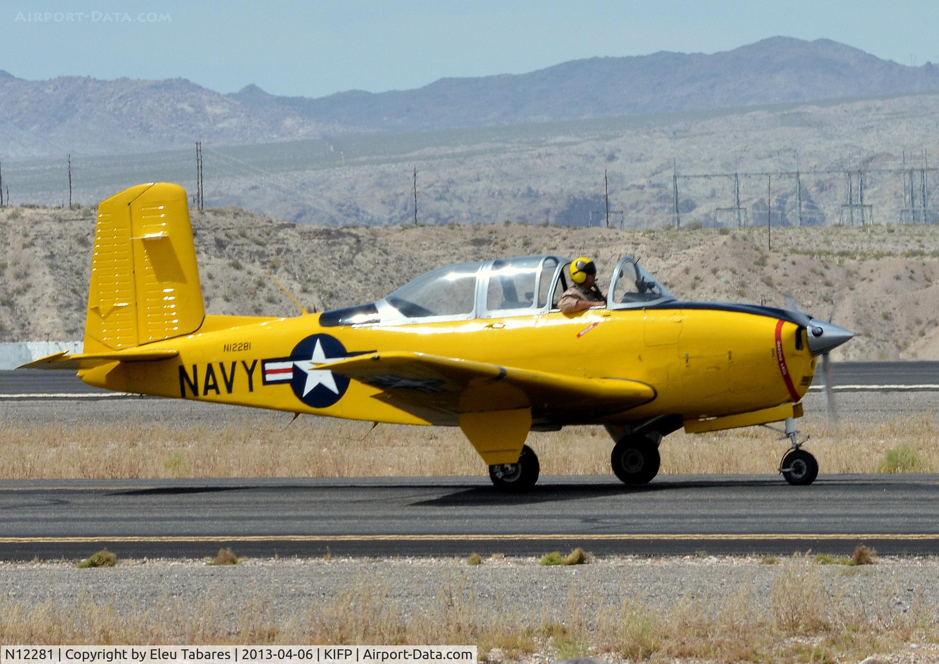 N12281, 1955 Beech T-34A (A45) Mentor Mentor C/N G-293, Taken during Legends Over The Colorado River Fly-In.