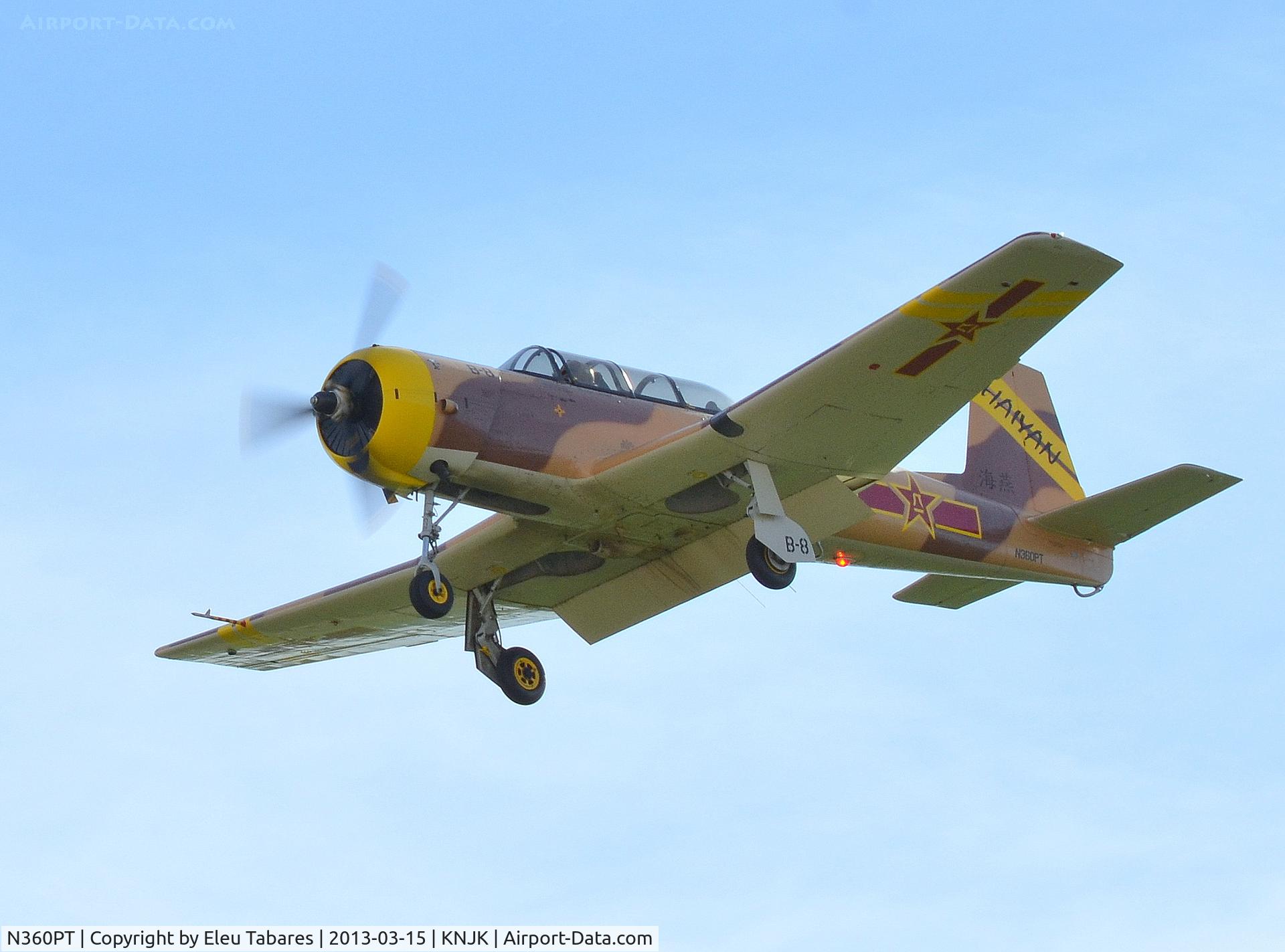 N360PT, Nanchang CJ-6A C/N 4232024, Taken during an air show at the Naval Air Facility in El Centro, California.