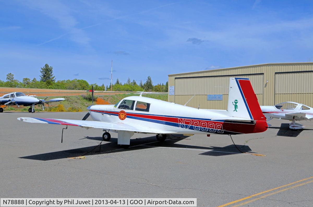 N78888, 1964 Mooney M20C Ranger C/N 2903, Parked at Nevada County Air Park, Grass Valley, CA.