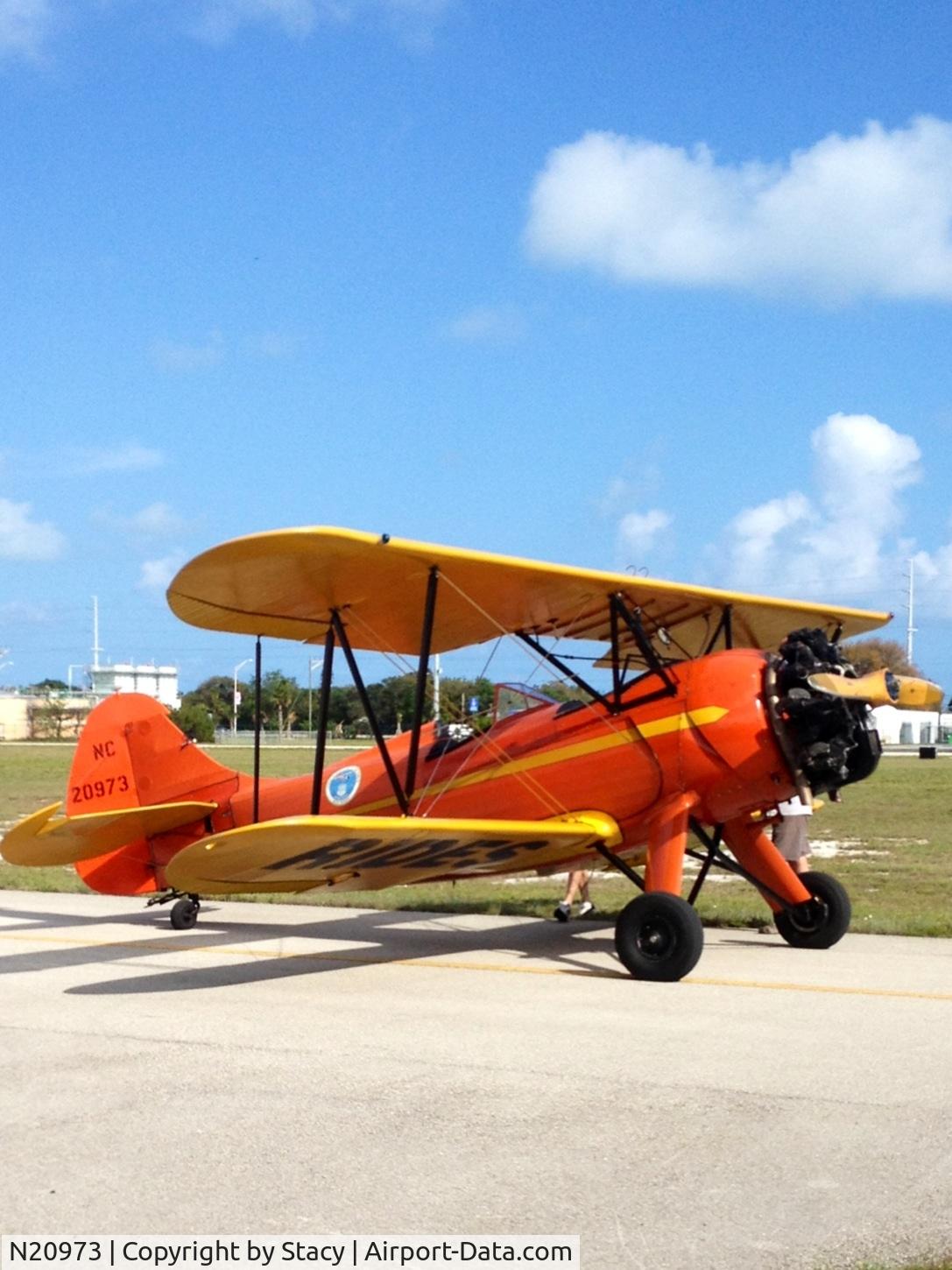 N20973, 1940 Waco UPF-7 C/N 5319, Evan Doumis,Brad Neat take the new girl home to KMTH