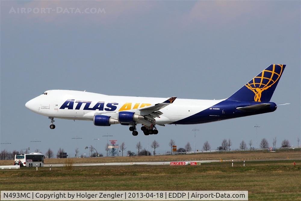 N493MC, 1998 Boeing 747-47UF C/N 29254, At the end of a seven hours ride from Cincinnati.....