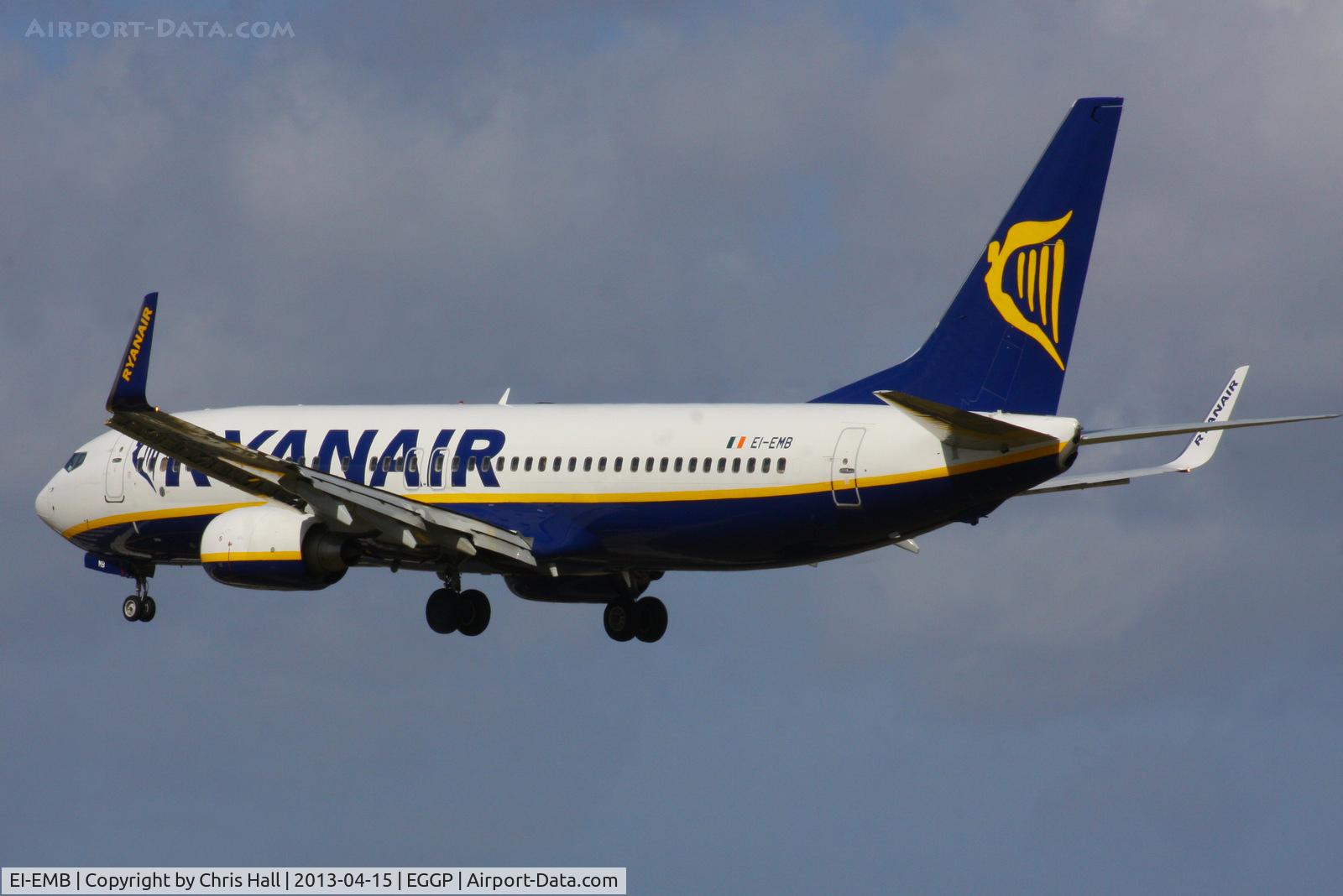 EI-EMB, 2010 Boeing 737-8AS C/N 38511, Ryanair