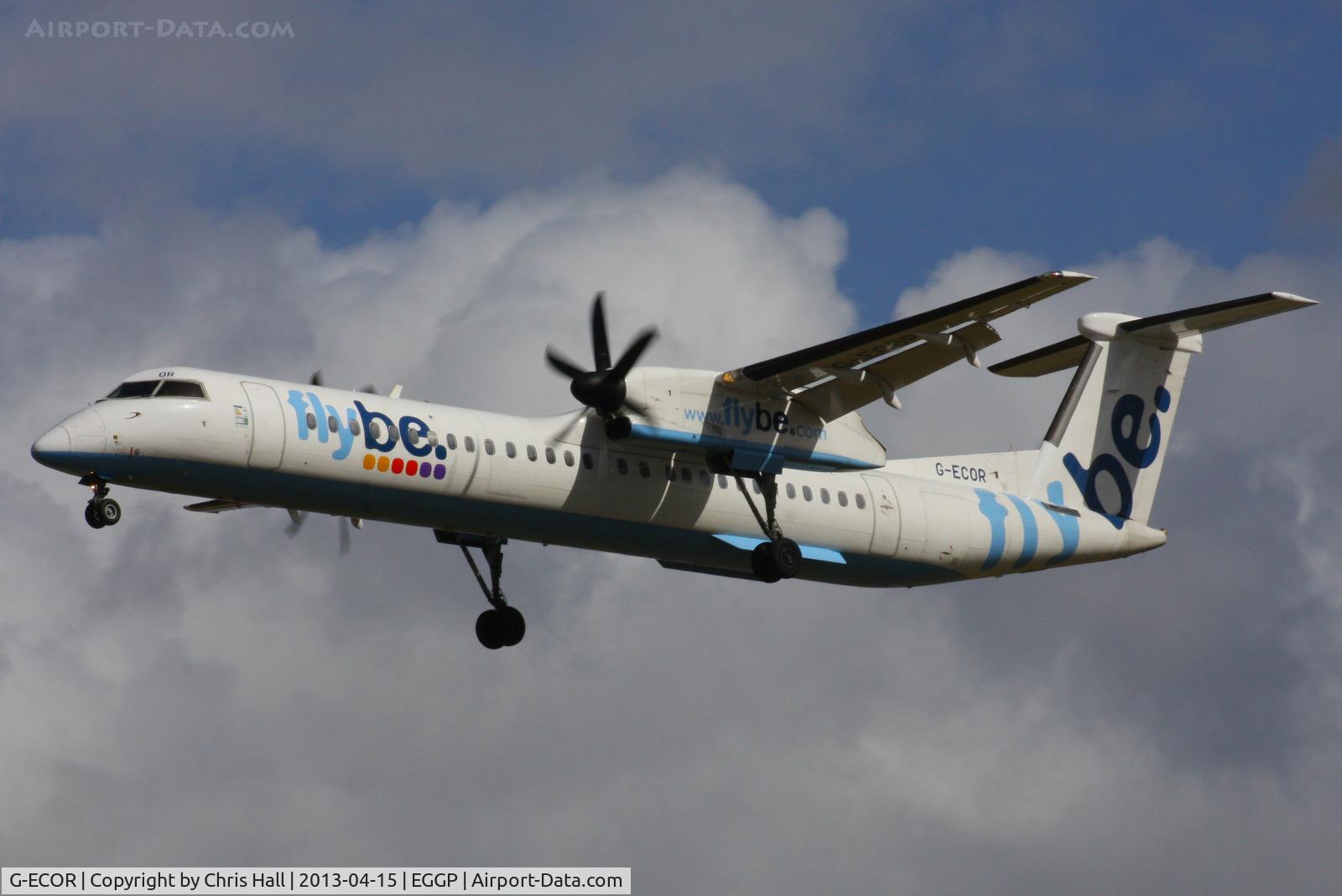 G-ECOR, 2009 De Havilland Canada DHC-8-402Q Dash 8 C/N 4248, flybe