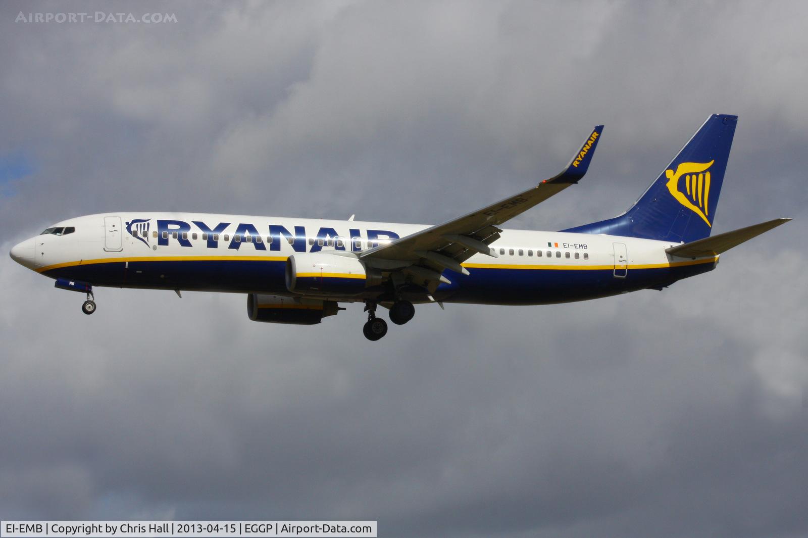 EI-EMB, 2010 Boeing 737-8AS C/N 38511, Ryanair